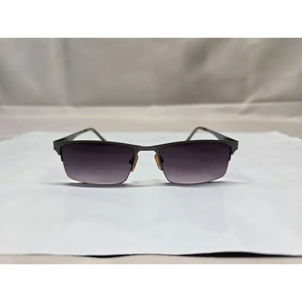 EyeCedar Sunglasses Frame Eye 955 +1.50 Men Brown Rectangular Half Rim 53-17-140
